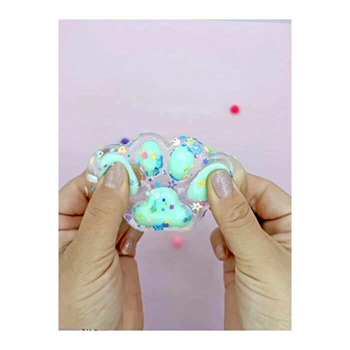 Işıklı Şeffaf Pati Squishy