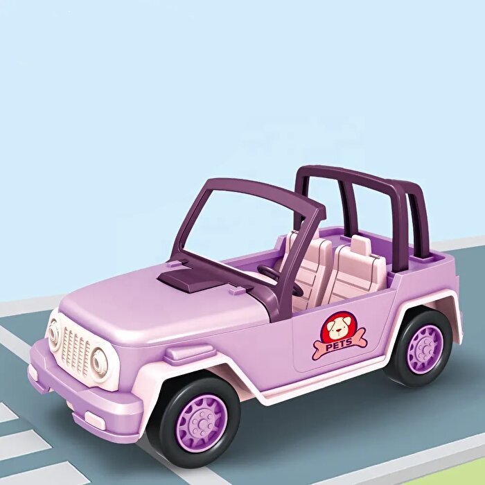 Camper Karavan Macerası Bebekli ve Evcil Hayvanlı Oyun Seti