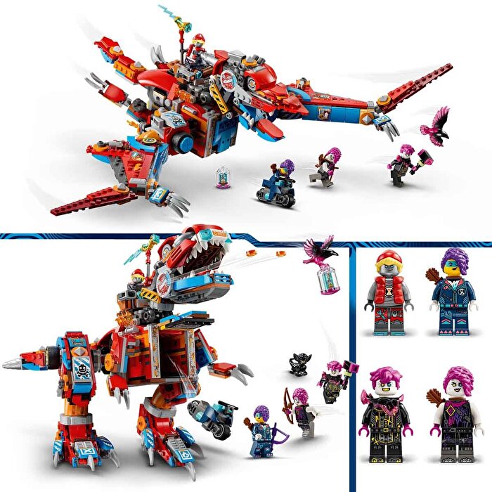 LEGO DREAMZzz Cooper’ın Robot Dinozoru C-Rex 71484