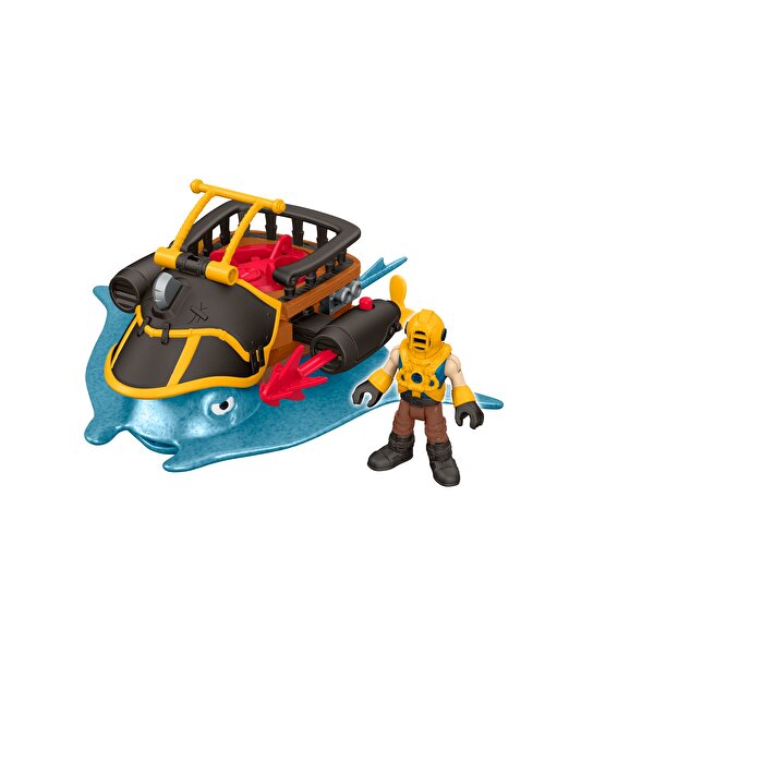 Imaginext Korsan Figür ve Aksesuarlar Captain Nemo ve Stingray DTH43