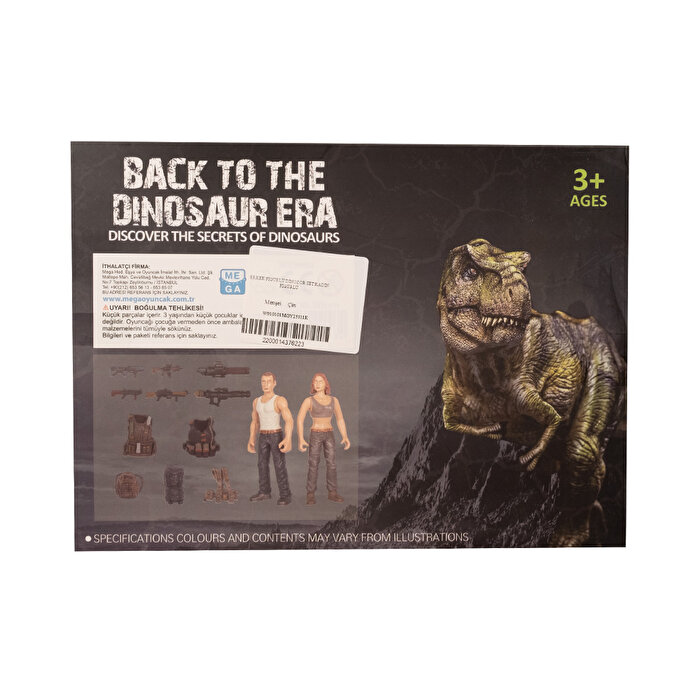 Kadın Figürlü Dinozor Seti