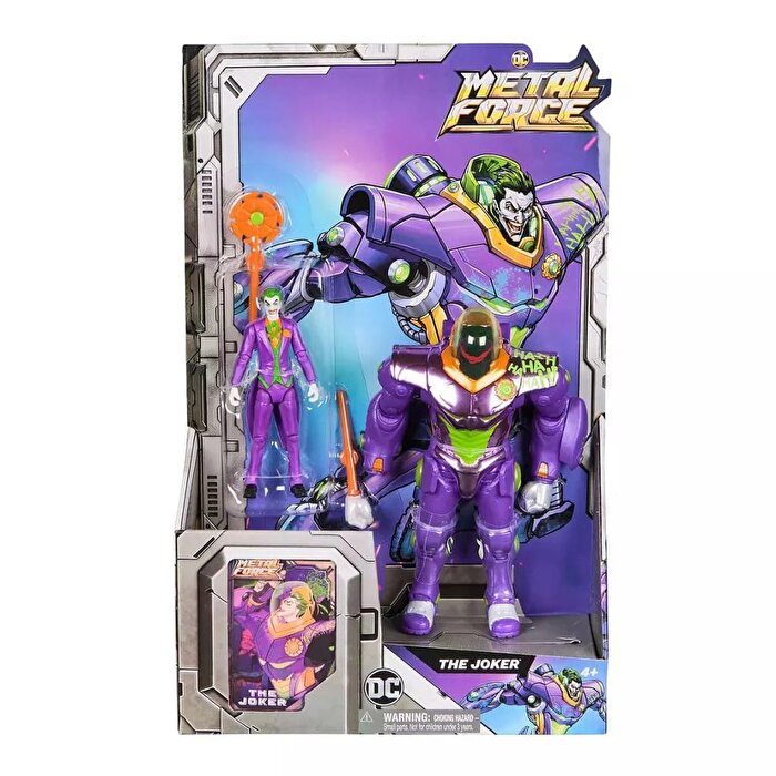DC Comics Metal Force Joker Zırhlı Aksiyon Figürü 15 Cm