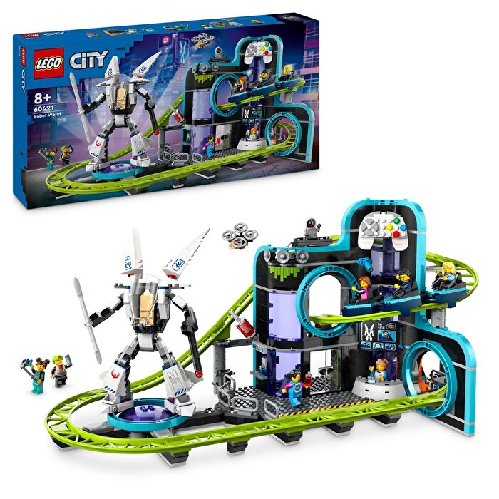 LEGO City Robot Dünyası Hız Treni Parkı 60421