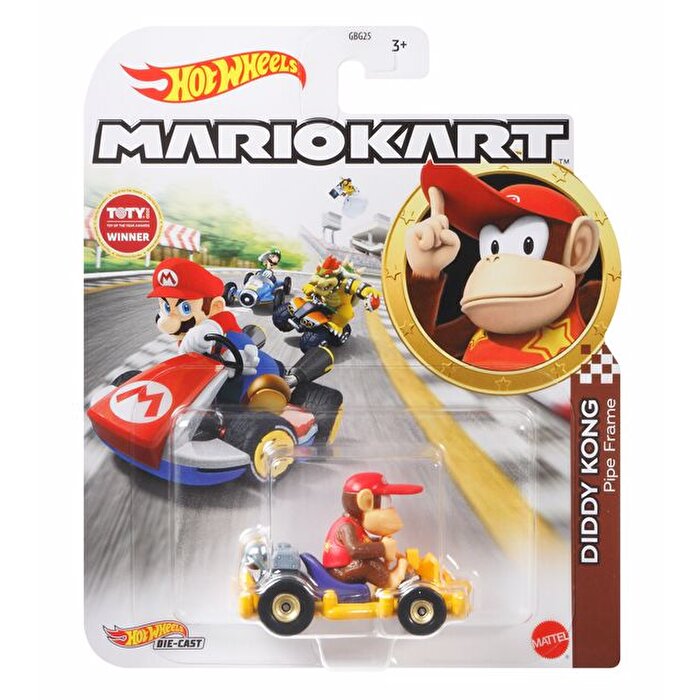 Hot Wheels Mario Kart Karakter Araçlar Diddy Kong GRN15