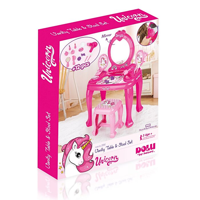 Unicorn Makyaj Masası Seti