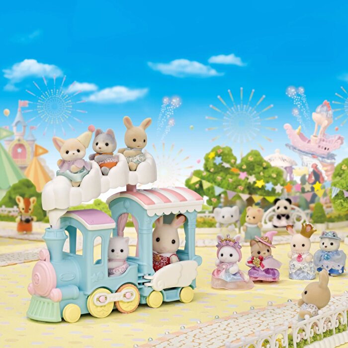 Sylvanian Families Uçan Bulutlu Gökkuşağı Treni