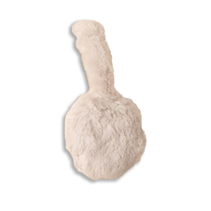 Peluş Kulaklık Açık Gri