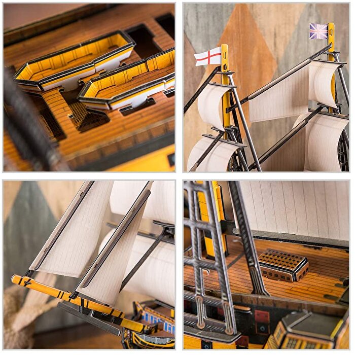 Cubic Fun 3D Puzzle 189 Parça HMS Victory Gemisi