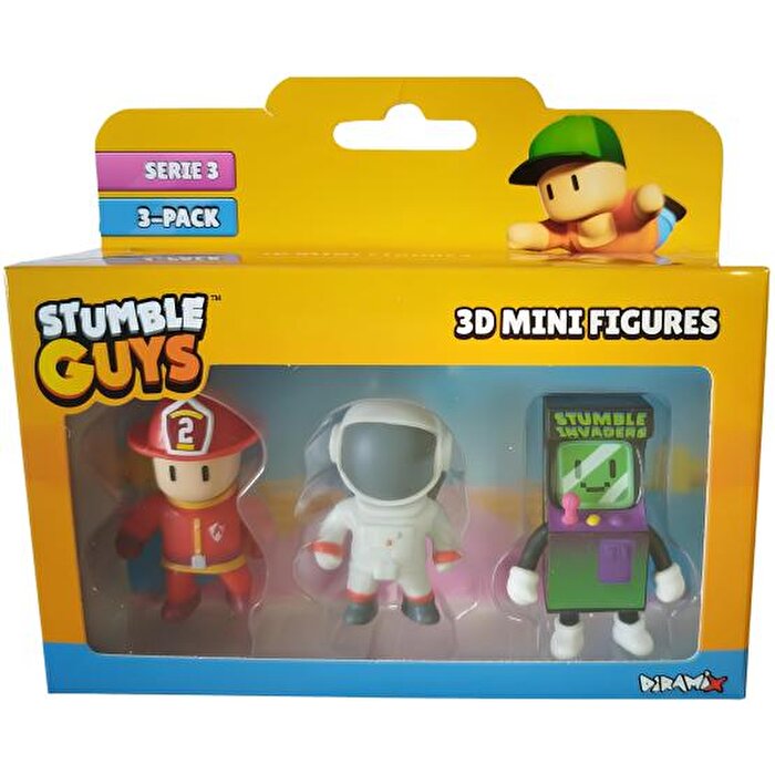 Stumble Guys 3'lü Mini Figür Seti 1 S3 40023