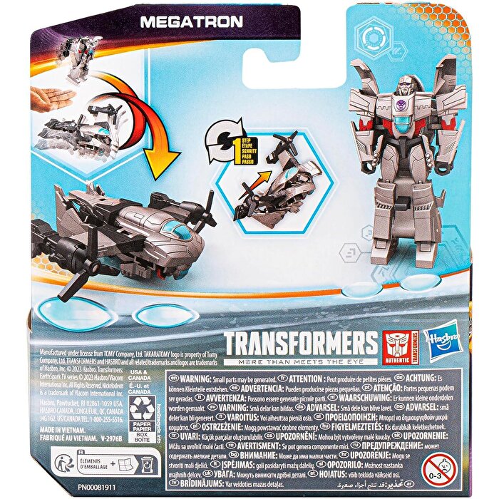 Transformers Earthspark Tek Adımda Dönüşen Figür Megatron F6720
