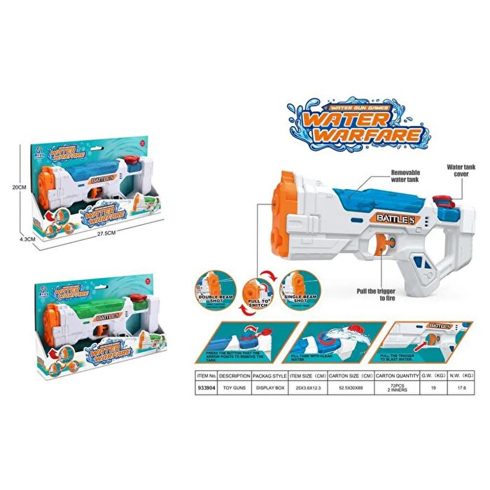 Water Warfare İki Atış Modlu Su Tabancası