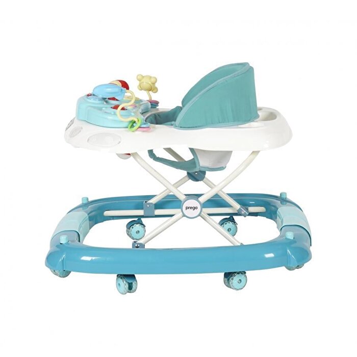 Prego Digo Sallanan Silikon Tekerlekli Bebek Yürüteci
