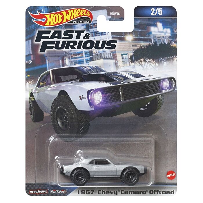 Hot Wheels Fast & Furious Premium Arabalar 1967 Chevy Camaro Offroad HNW47