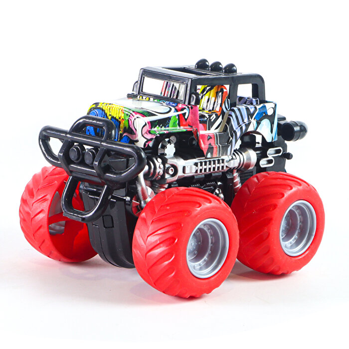 Dev Kırmızı Tekerli Minik Araç