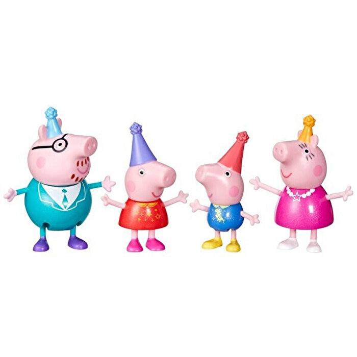 Peppa Pig ve Ailesi Dörtlü Figür Seti F9510