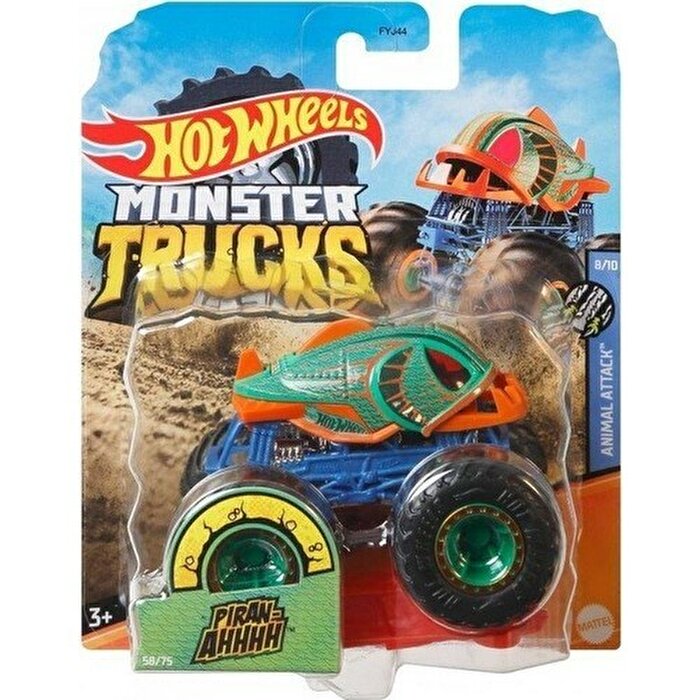 Hot Wheels Monster Trucks 1:64 Arabalar Piran-Ahhh GJD86
