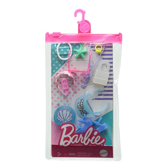 Barbie'nin Moda Aksesuarları Paketi Plaj Aksesuarları GRC13