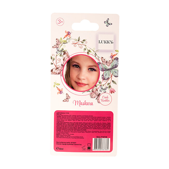 Lukky Silikon Fırçalı Mavi Maskara