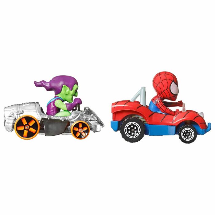Hot Wheels RaceVerse 2'li Paket Green Goblin ve Spiderman