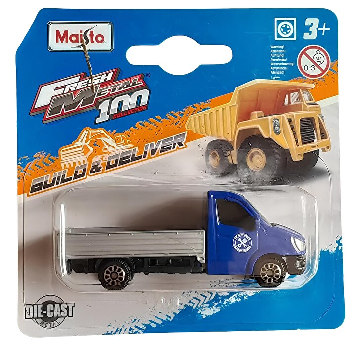 Maisto Fresh Metal Araçlar Mercedes Benz Sprinter City Lorry 1:64