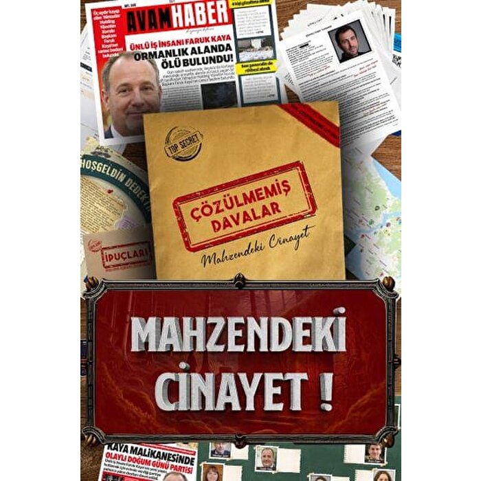 Çözülmemiş Davalar Mahzendeki Cinayet Dedektif Oyunu