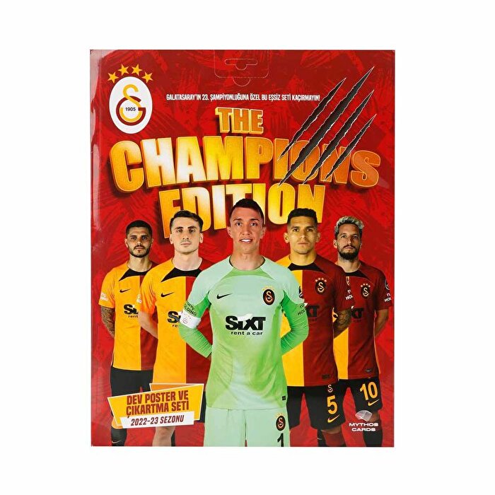 Galatasaray The Champions Edition 2022 23 Sezonu Dev Poster ve Çıkartma Seti