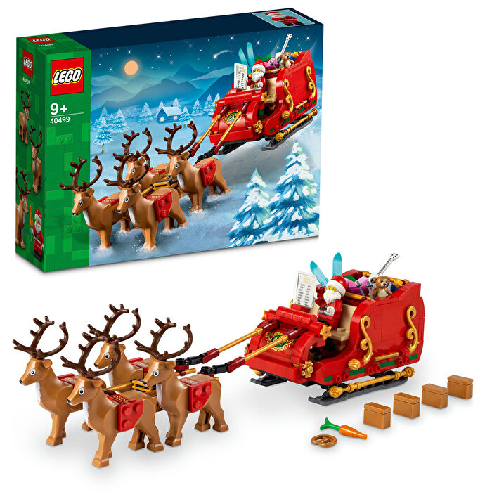 LEGO Yılbaşı Özel 3’lü Özel Set Paketi (Çam Ağacı + Noel Baba’nın Kızağı + Kalp Süsleme Seti)