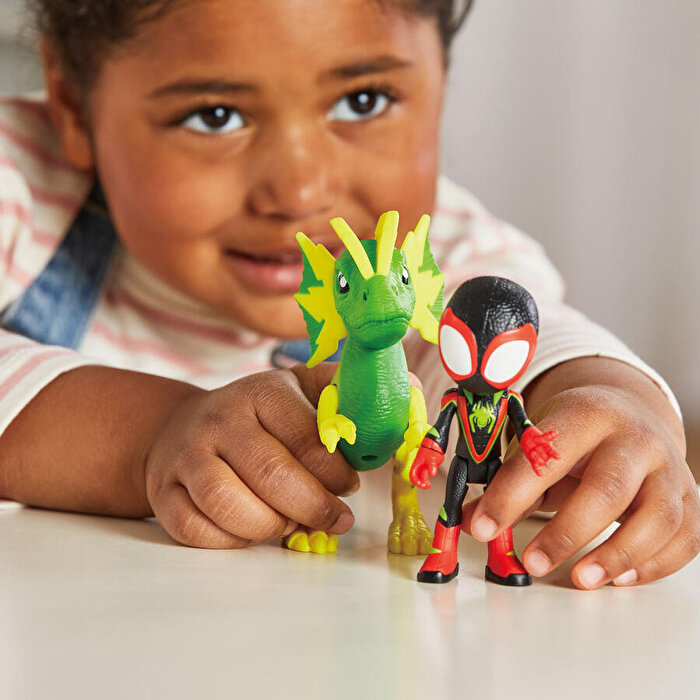 Spidey And His Amazing Friends Miles Spin Morales & Electrosaurus G0121