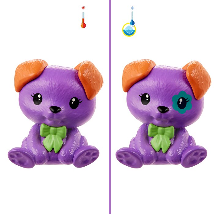 Barbie Color Reveal Renk Değiştiren Sürpriz Hayvan Figürü Seti Mor