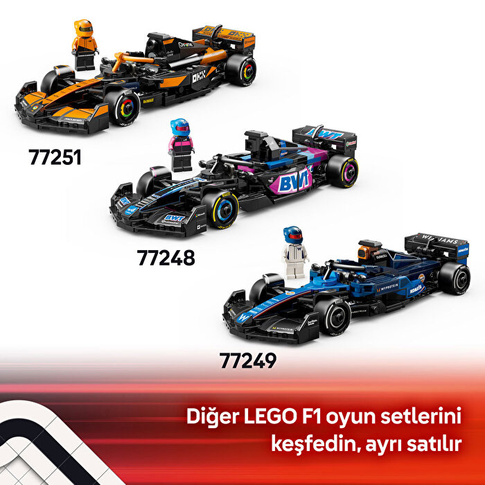 LEGO Speed Champions MoneyGram Haas F1 Team VF-24 Yarış Arabası 77250
