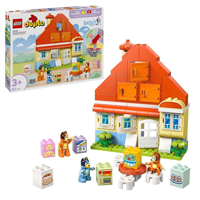 LEGO Duplo Bluey: Bluey Ailesinin Evi ve Hafıza Oyunu 10459