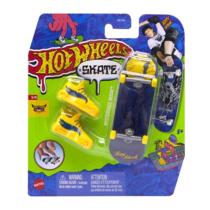 Hot Wheels Skate Parmak Kaykay ve Ayakkabı Mysterious Moon HVJ79