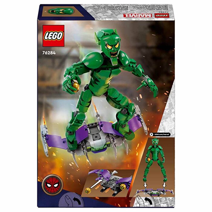 LEGO Marvel Green Goblin Yapım Figürü 76284