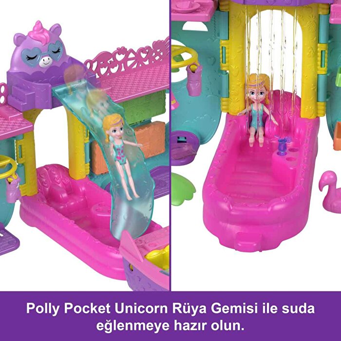 Polly Pocket Unicorn Dream Cruıse Oyun Seti HWP26