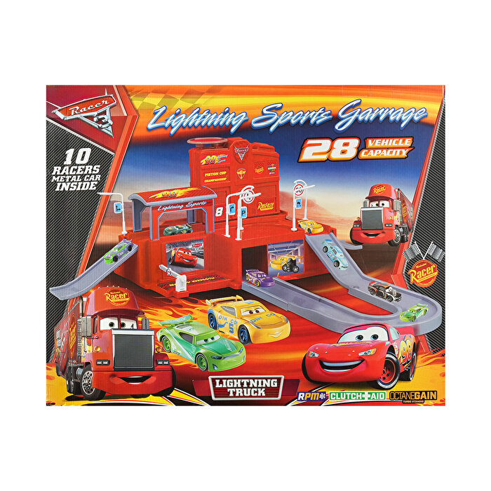 Big Truck Racer 10 Metal Araçlı Garaj