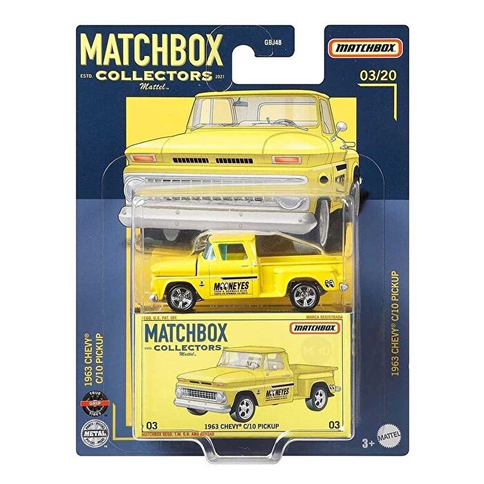 Matchbox Premium Arabalar 1963 Chevy C110 Pickup GRK22