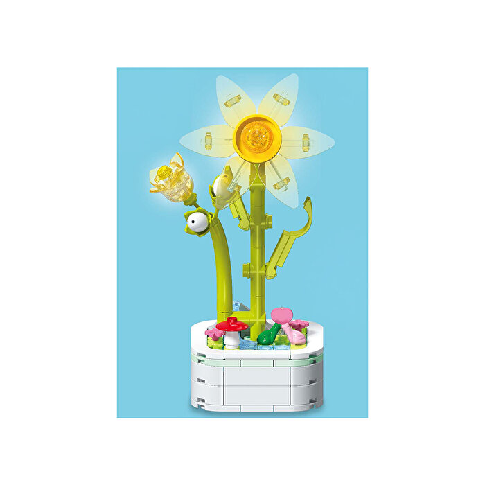 Mega Kri̇stal Çi̇çekler Yapı Blokları Nergis