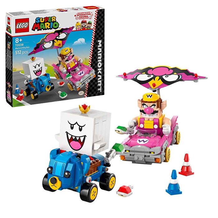 LEGO Super Mario: Mario Kart Wario ve King Boo 72038