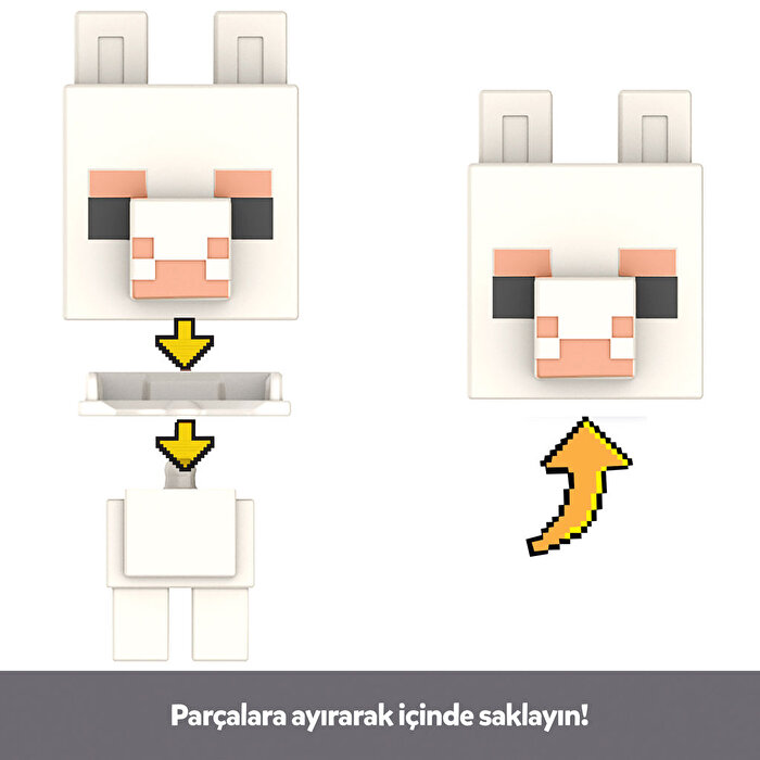 Minecraft Mini Figürler White Llama HJV19