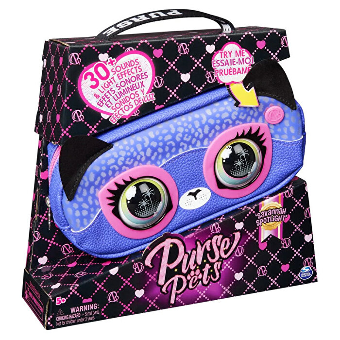 Purse Pets Savannah Spotlight Işıklı Çanta Çita