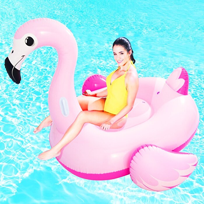 Bestway Pembe Flamingo Binici