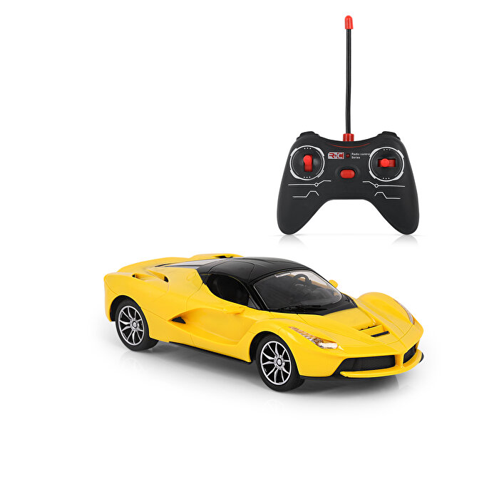 1:16 Ölçekli Uzaktan Kumandalı Sarı Ferrari