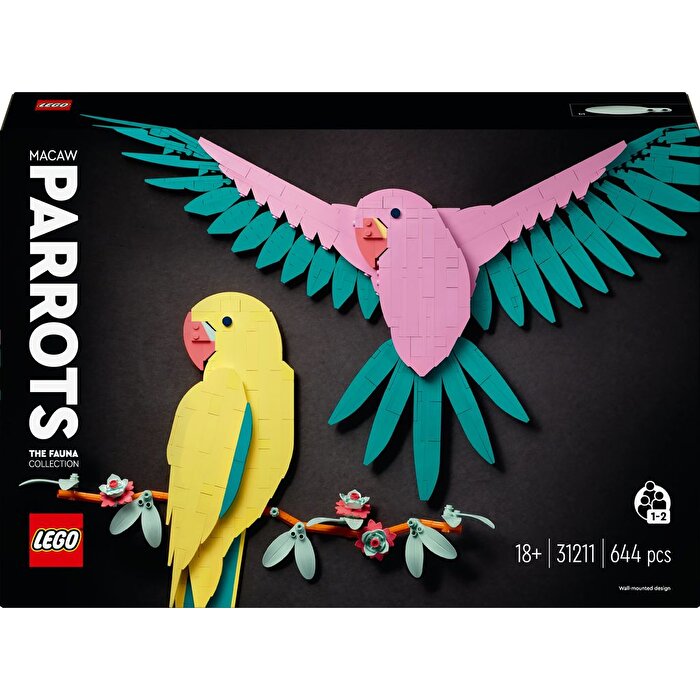 LEGO Art Fauna Koleksiyonu Macaw Papağanları 31211