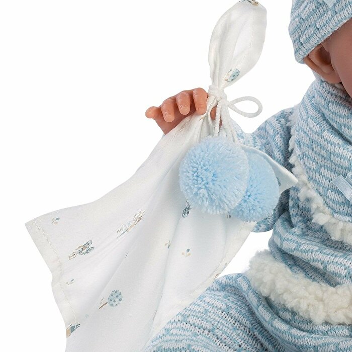 Llorens Nico Con Cojin Celeste 38 cm.