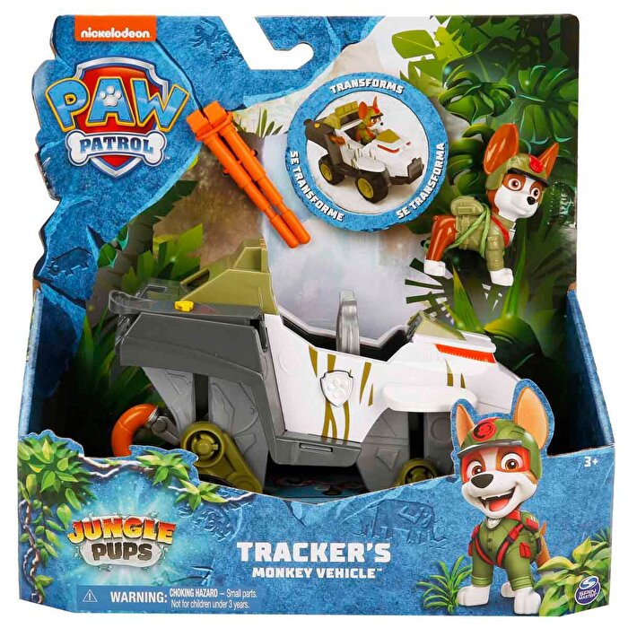 Paw Patrol Orman Temalı Araç Tracker's Monkey