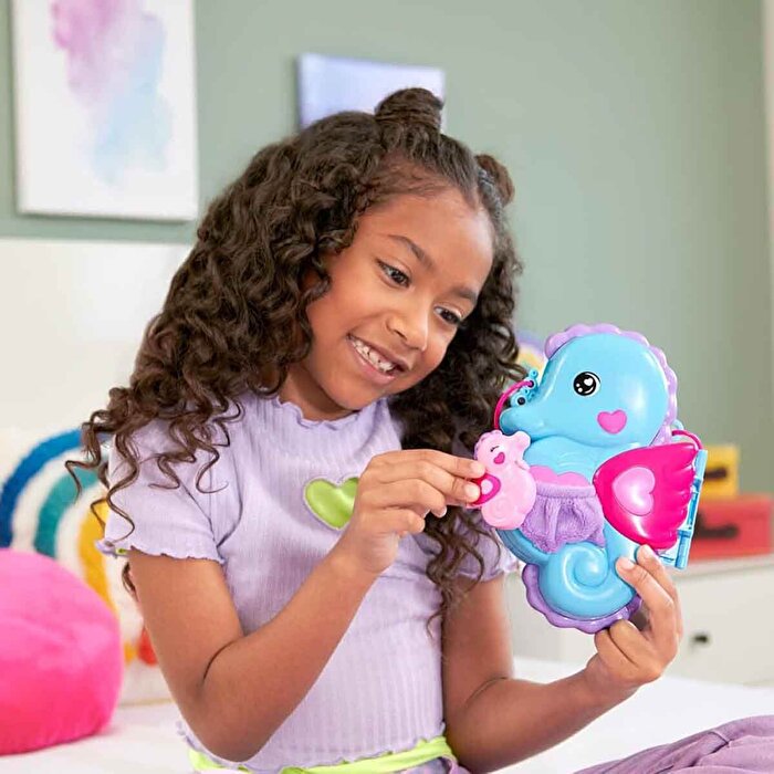 Polly Pocket Çanta Olabilen Micro Oyun Setleri Seahorse Purse HPW03