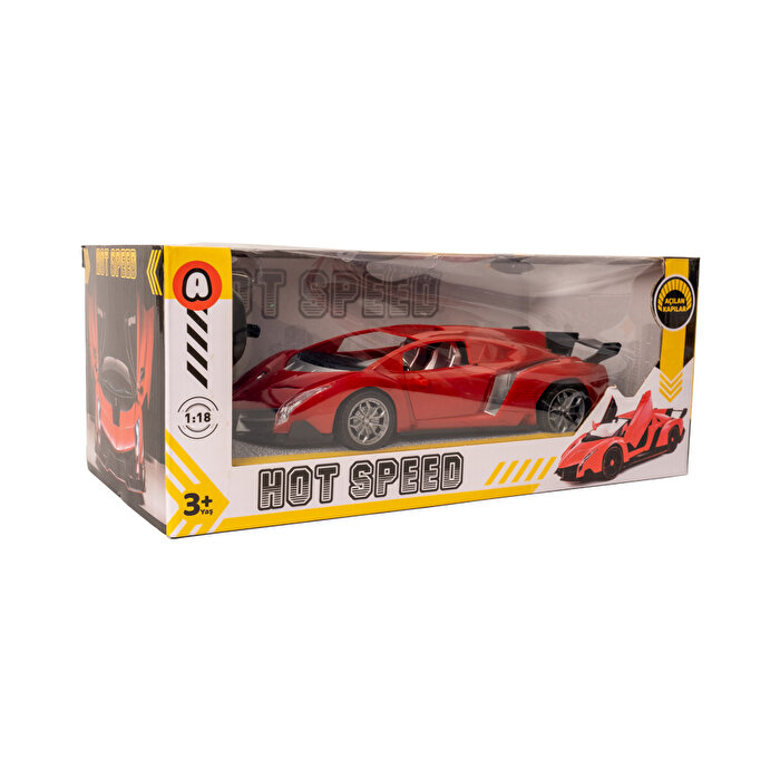 1:18 Full Fonksiyon Uzaktan Kumandalı Araba Kırmızı