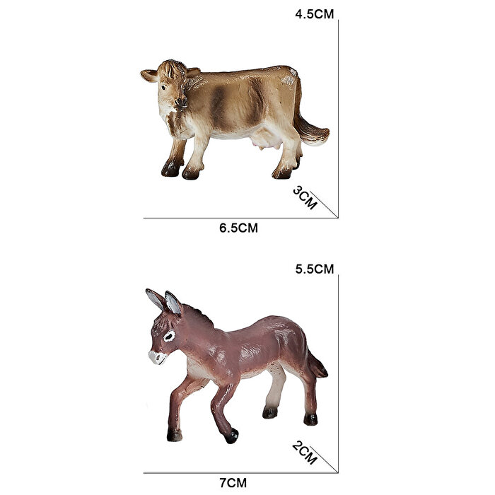 Tüpte Çiftlik Hayvanları Seti