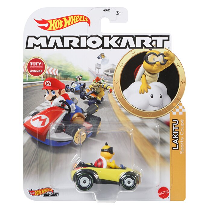 Hot Wheels Mario Kart Karakter Araçlar Lakitu GRN16