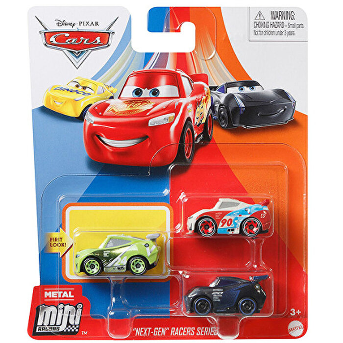 Cars Mini Karakter Arabalar Üçlü Paket GKG67